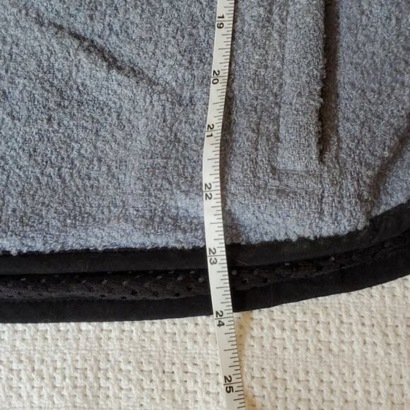 Woolrich Blue Haze Knobby Wool Full Zip Pockets Sz M Jacket - Picture 9 of 10